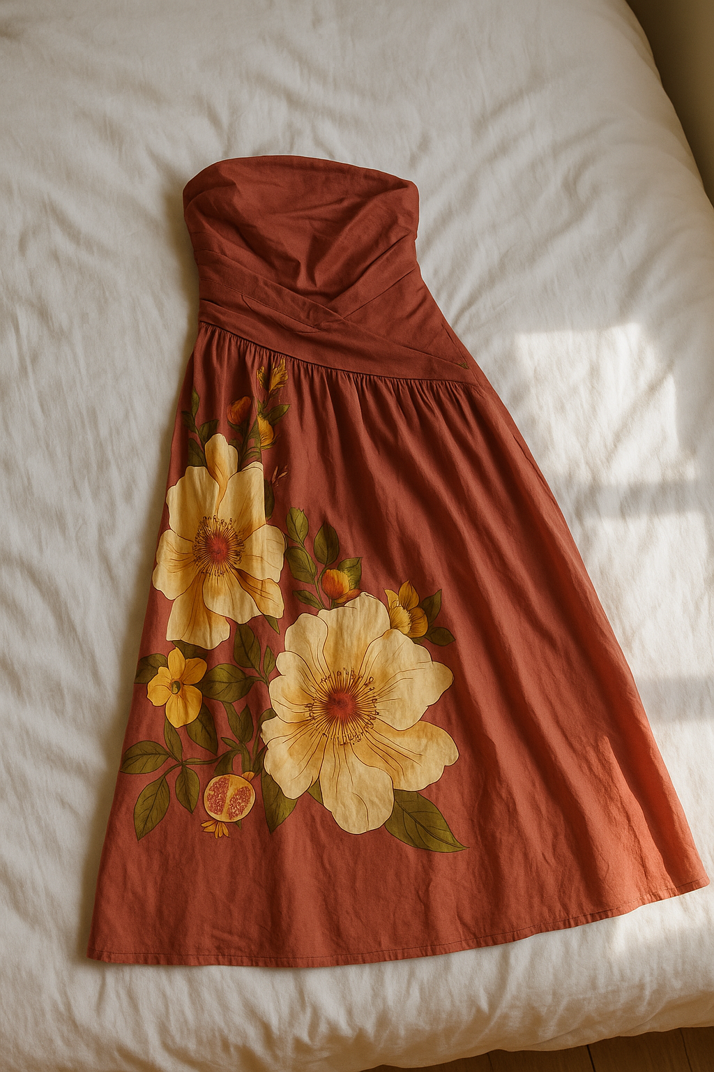 Vestido Cropped Estampado Romance de Flor – FARM Rio