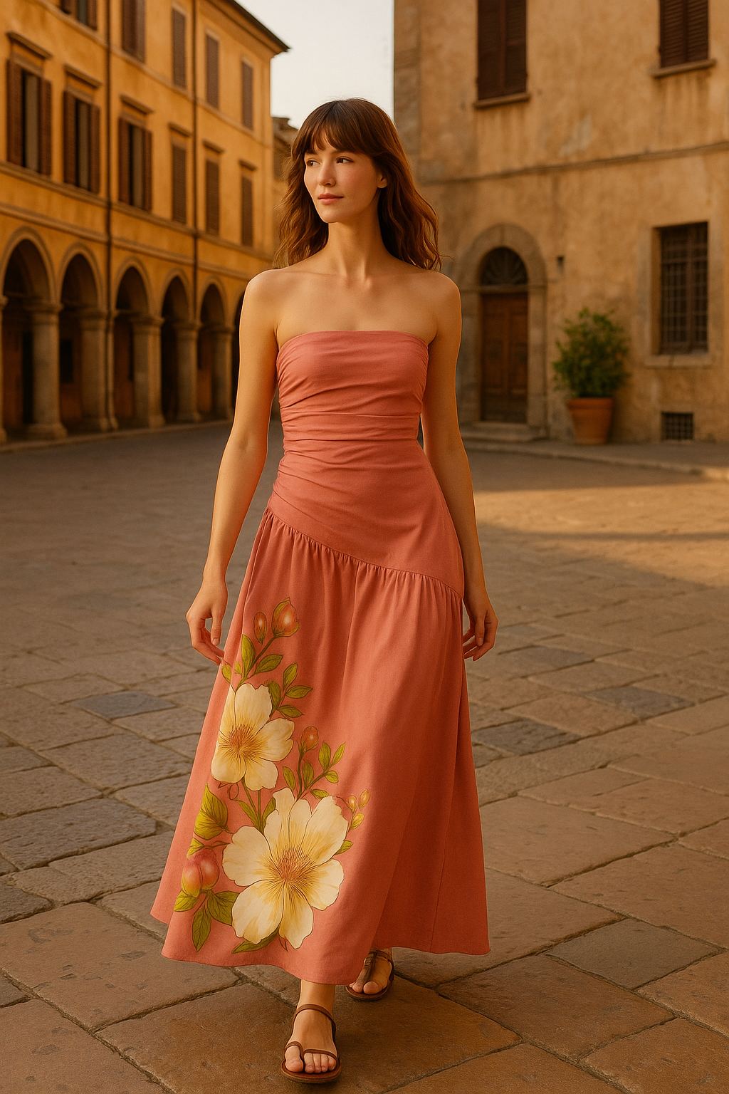 Vestido Cropped Estampado Romance de Flor – FARM Rio