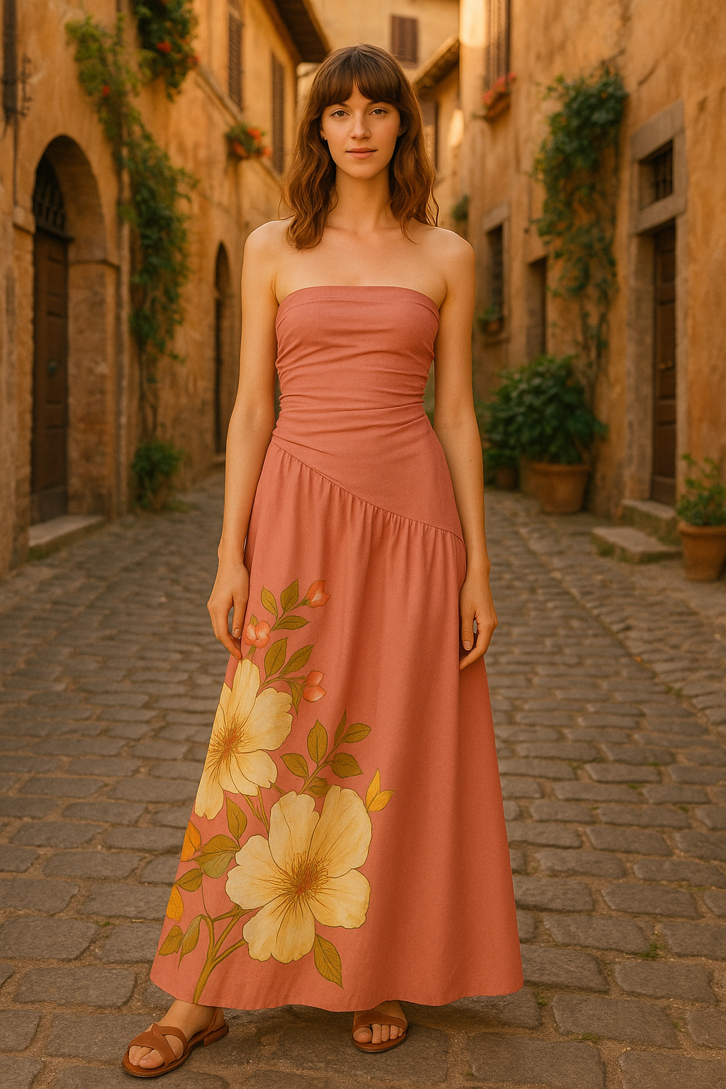 Vestido Cropped Estampado Romance de Flor – FARM Rio