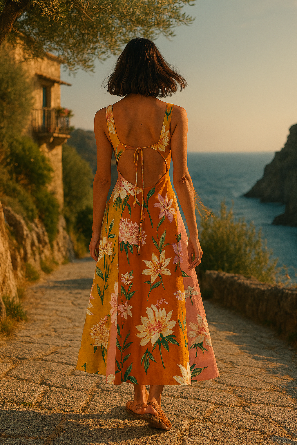 Vestido Cropped Estampado Romance de Flor – FARM Rio